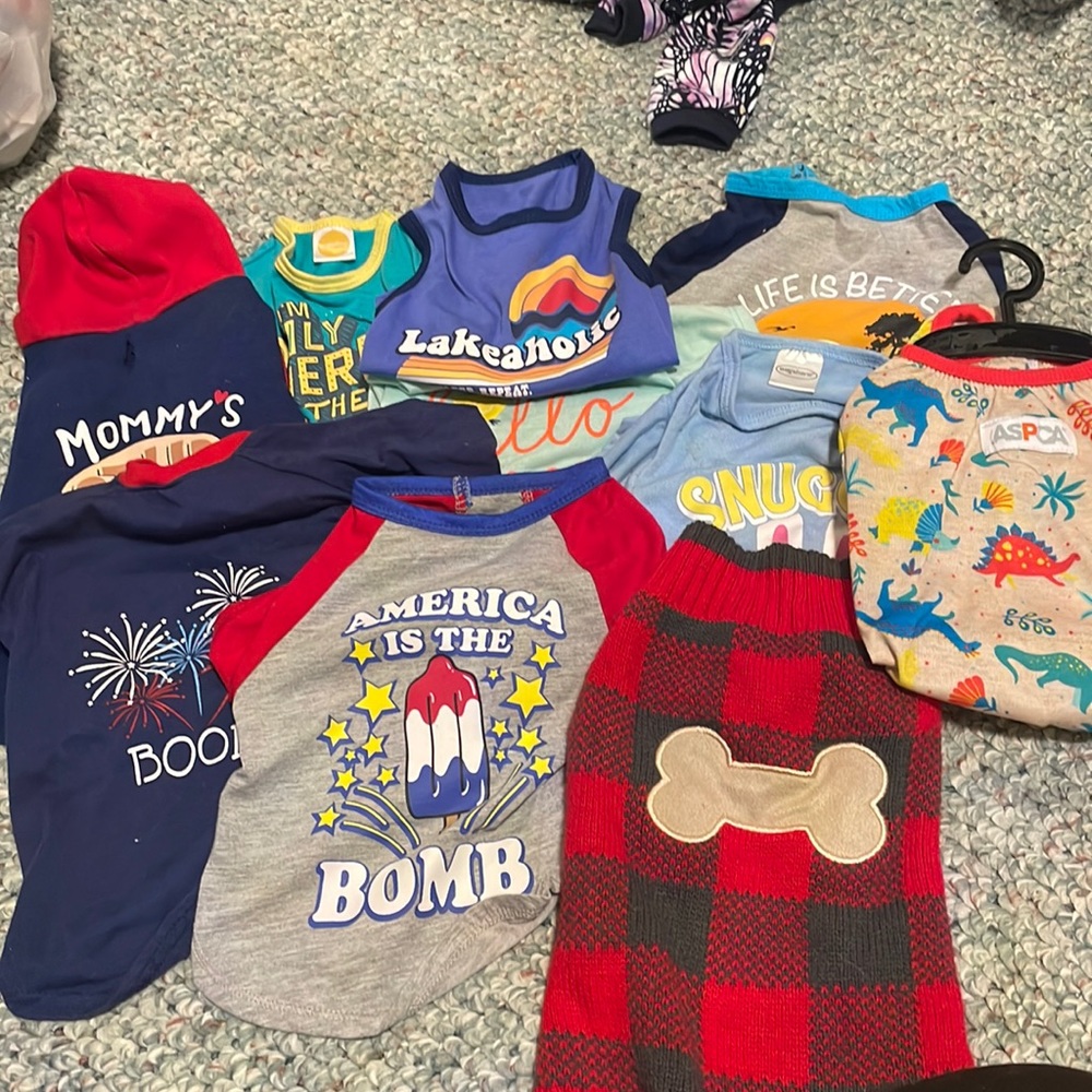 Dog clothes bundle